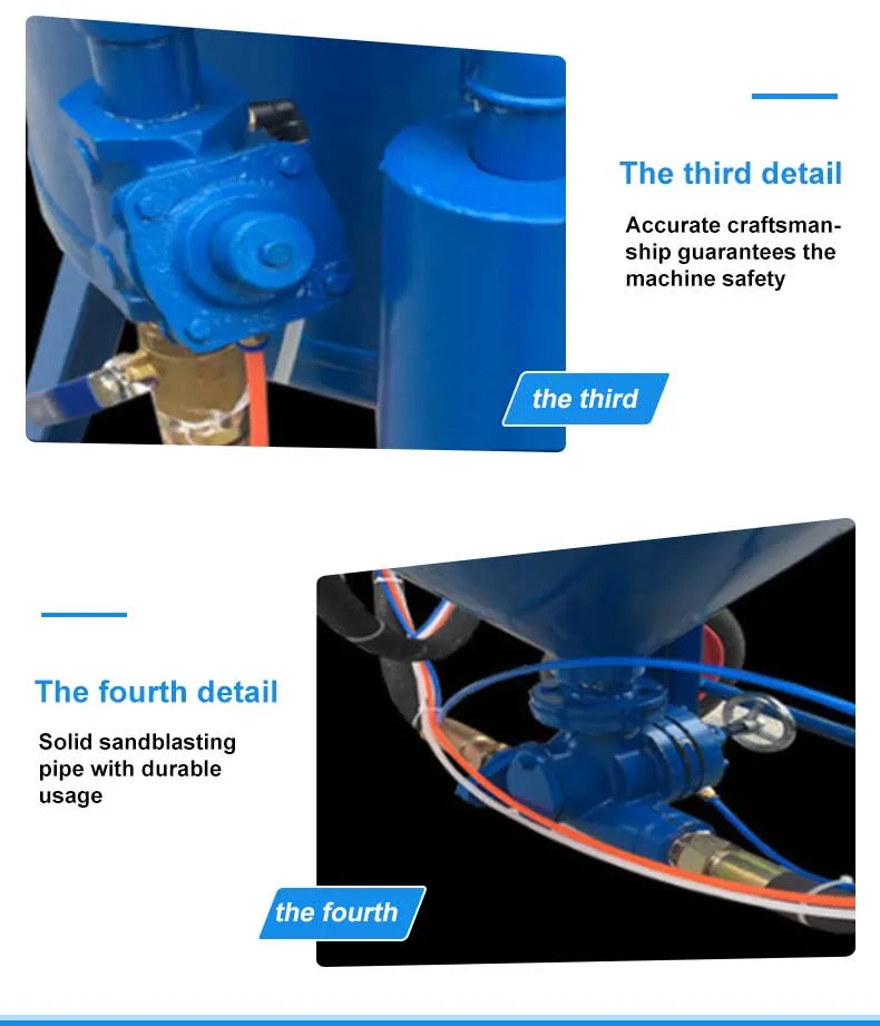 Sand Blasting Tank and Bulk Easy to Assemble Sandblaster High Effect Sandblasting Machine